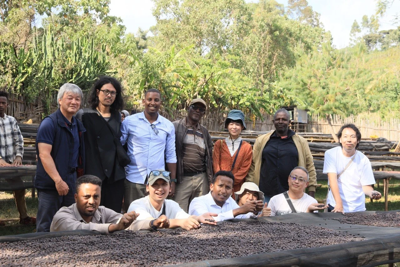Traditional Ethiopian coffee ceremony in the Sidama zone